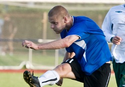 Kaimar Saag sahistas taas U-21 koondise eest võrku. Foto: Mihkel Martinson