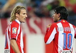 Diego Forlan ja Kun Agüero. Foto: fcbtransfers.blogspot.com