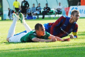 Nii teenis Albert Taar penalti, millest sündis avavärav. Foto: Gertrud Alatare