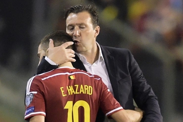 Eden Hazard ei ole ka Marc Wilmotsi käe all särama löönud. Foto: 90min.com