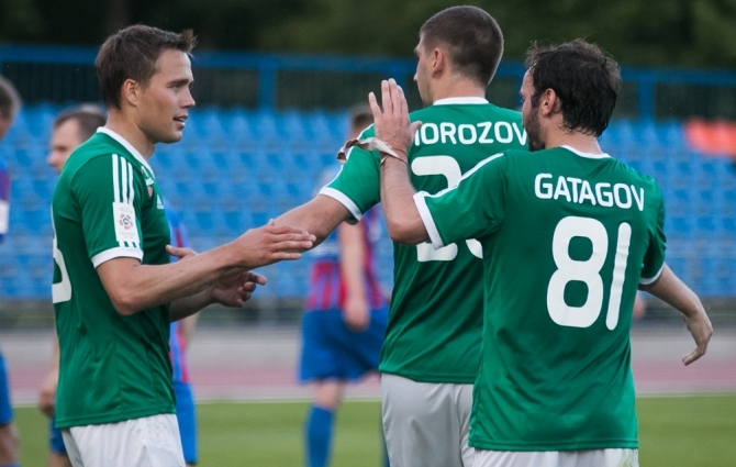 Levadia viigistas kodus, Kaljule võõrsil eduseisust kaotus