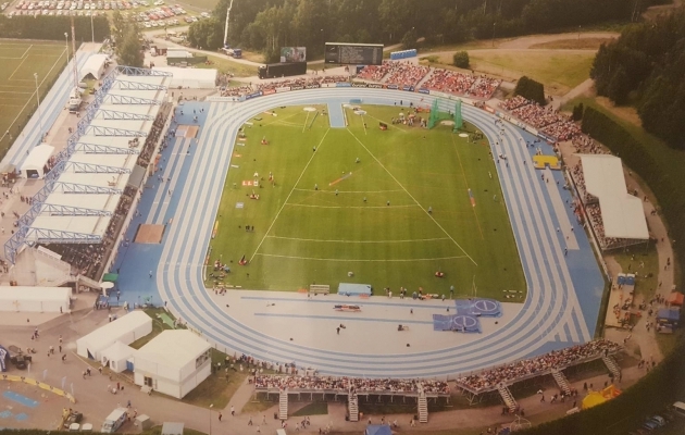 Leppävaara staadion-spordipark, suurim Espoos, on koduks ka kergejõustikule. Foto: suurleppavaara.info
