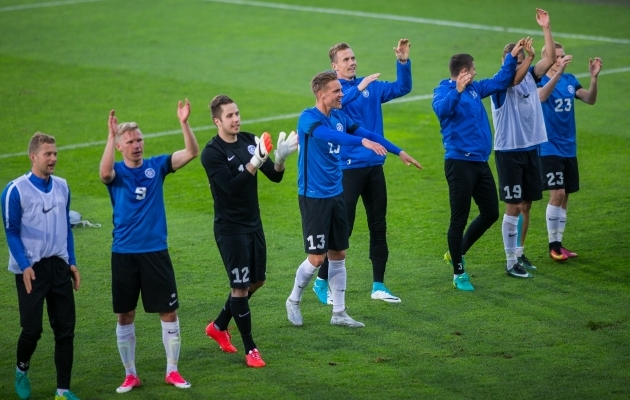 Eesti kaotas eelmisel kuul Belgiale ja võitis Lätit. Foto: Brit Maria Tael