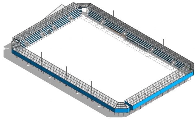 Selline peaks Sportland Arena välja nägema mõne aasta pärast. Kliki pildil suuremalt vaatamiseks.