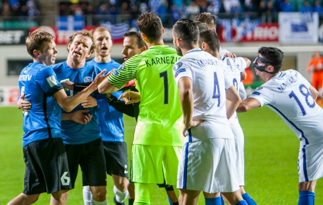 Eesti võib taas Kreekaga mängida. Foto: Gertrud Alatare