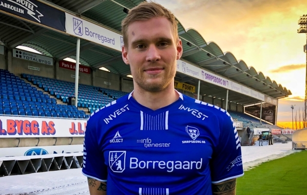 Joonas Tamm liitus Norra klubiga kahe nädala eest. Foto: Sarpsborg