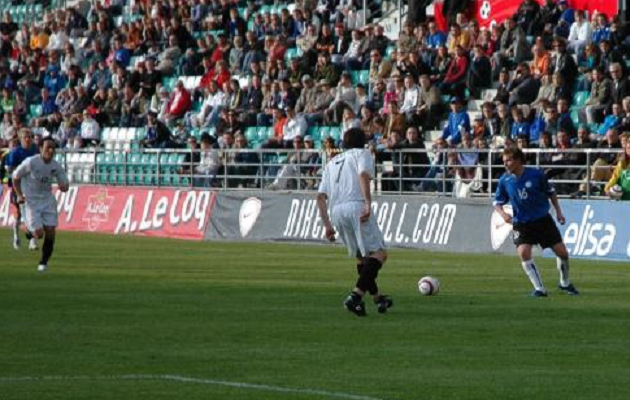 Vassiljevi (16) koondisedebüüt tuli lõpuks 31. mail 2006 Uus-Meremaa vastu. Foto: Soccernet.ee (arhiiv)