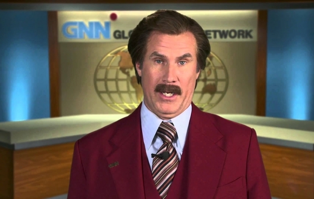 Ron Burgundy on ilmselt Will Ferrelli tuntuim tegelasnägu. Foto: youtube.com