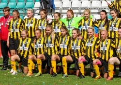 Põlva Lootose naiskond pärast karikafinaali. Foto: Brit Maria Tael