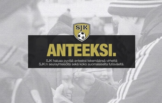 SJK postitas oma Facebooki lehele suure vabanduse.