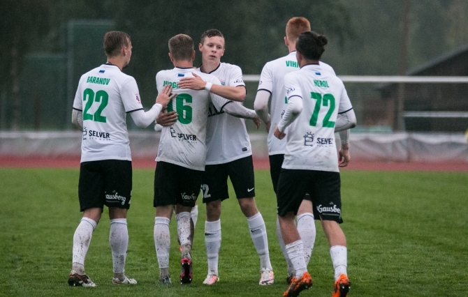 Flora purustas võõrsil Sillamäe esimese poolajaga