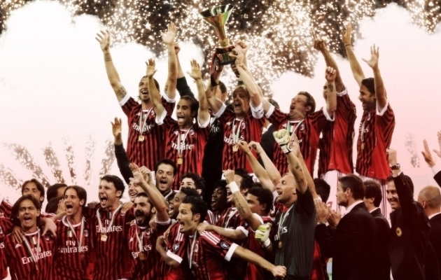 AC Milan krooniti viimati Itaalia meistriks hooajal 2010-11. Teisena lõpetas Internazionale. Foto: pictures.4ever.eu