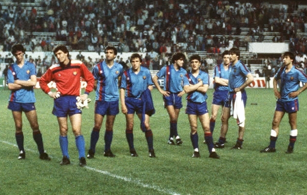 Pettunud Barcelona mängijad pärast UEFA Euroopa Karika finaali. Foto: cadenaser.com