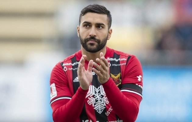 Saman Ghoddos tegi t&auml;navu deb&uuml;&uuml;di Rootsi koondises, kuid otsustas n&uuml;&uuml;d Iraani kasuks. Foto: iransportspress.com