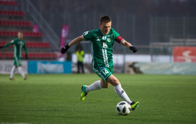 Dima Kruglov l&otilde;i v&auml;rava ja oli vooru parim s&ouml;&ouml;dumeister. Foto: Jana Pipar /  EJL