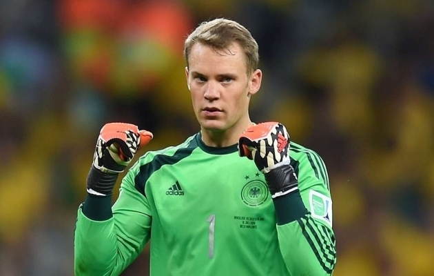 Bayerni ja Saksamaa esiv&auml;ravavaht Manuel Neuer. Foto: sports-nova.com
