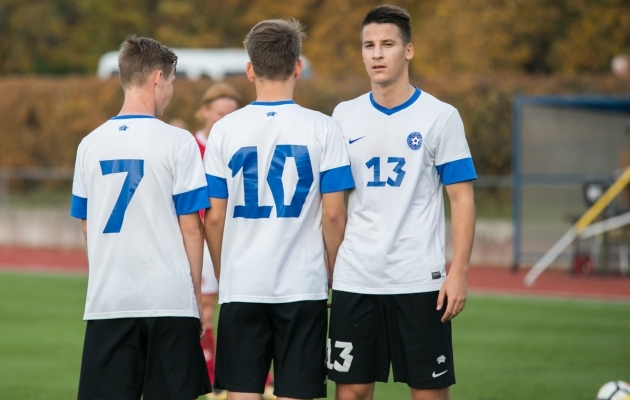 Eesti U19 koondislased. Foto: Brit Maria Tael