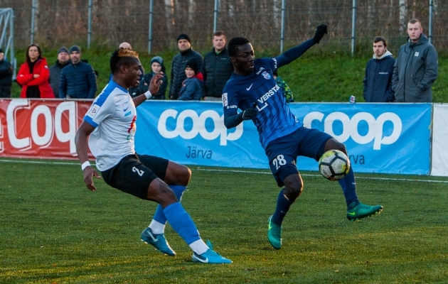 Video: Paide ja Kalev kõmmutasid avapoolajal väravaid