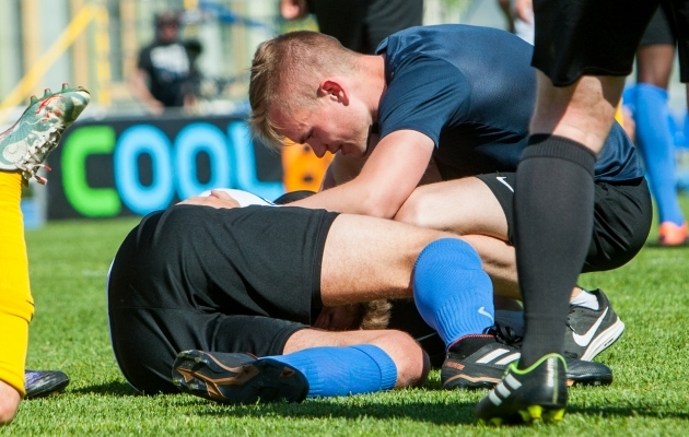 Kaspar Ivask oli mullu Kalevi f&uuml;sioterapeudiks. Foto: Gertrud Alatare