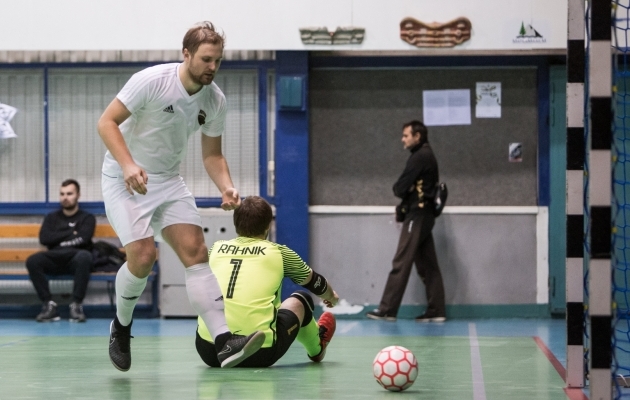 Stiilinäide Augur Enemati ja Ravens Futsali mängust. Foto: Jana Pipar / EJL
