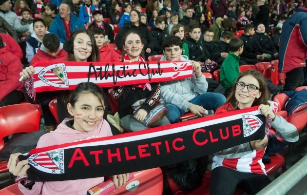 Athletic Bilbao fännid eilsel mängul. Foto: Athletic Bilbao