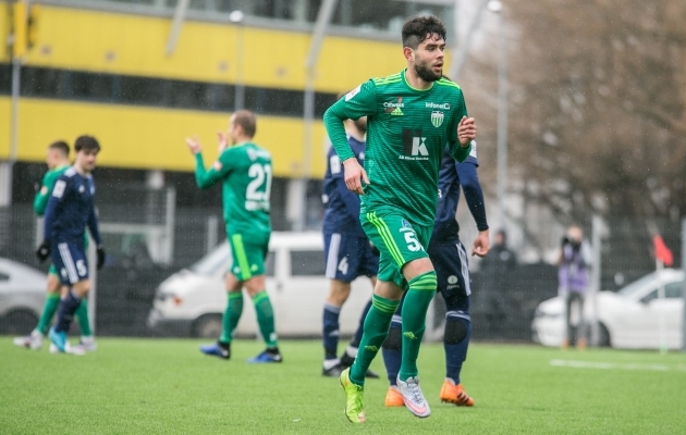 Igor Žurahhovski oli Levadia r&uuml;nnakute dirigendiks. Foto: Brit Maria Tael