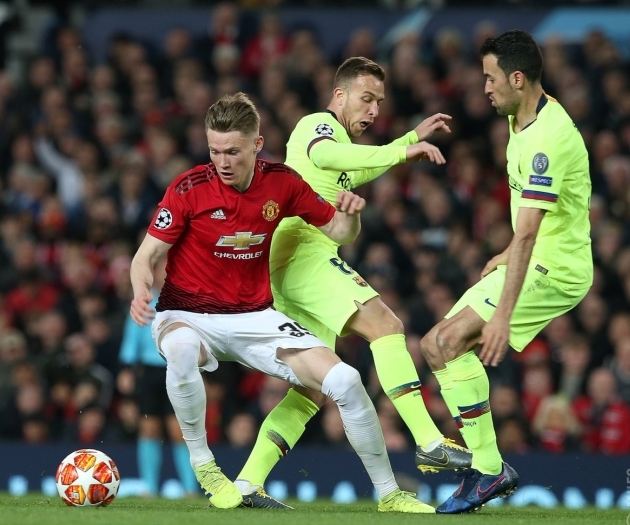 Manchester Unitedi &uuml;ks &otilde;nnestujaid oli t&auml;nases kohtumises poolkaitsja Scott McTominay. Foto: Manchester Unitedi Twitter