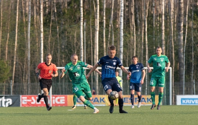 VAATA JÄRELE: Levadia tuli trammi alt välja, võttis lisaajal võidu ja jõudis poolfinaali