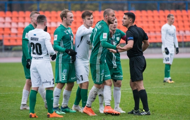 Kadriorus mindi viimati vastamisi 2018. aasta novembris. Levadia tuli kaotusseisust v&auml;lja ja v&otilde;itis 2:1. Foto: Brit Maria Tael