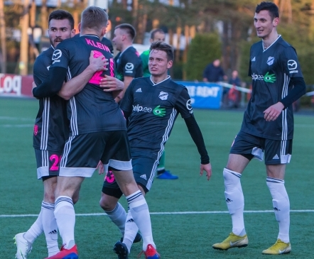 VAATA JÄRELE: Levadia mängis kahel korral eduseisu maha, lõpetas seitsmekesi (!) ja lasi Kalju finaali