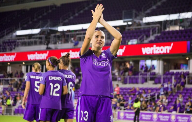 Alex Morgan on viimastel aastatel esindanud Orlando Pride'i. Foto: Alex Morgani Twitter