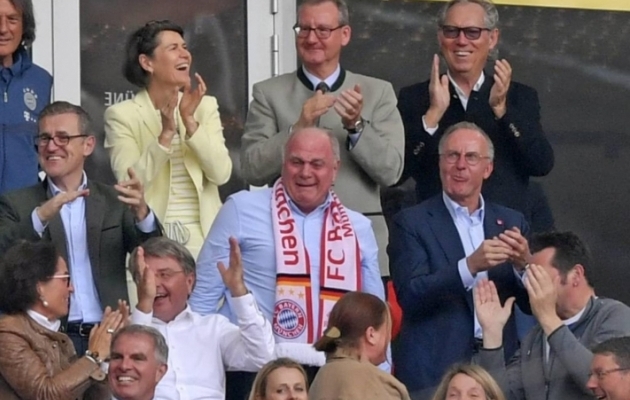 Uli Hoeness. Suur mees ja pisarad. Foto: n-tv.de