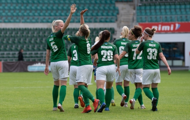 Flora lõi Tammekale poolajaga kaheksa, Pärnu püsib kannul