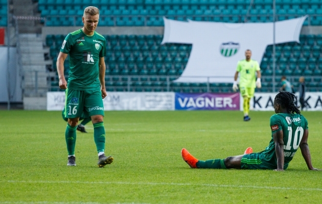 2019. aastal kaotas FCI Levadia võõrsilväravast Stjarnanile. Tegu polnud euroajaloo suurima, kuid kindlasti ühe häbistavaima kaotusega. Foto: Oliver Tsupsman (arhiiv)