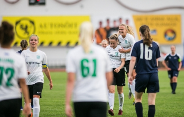 VAATA JÄRELE: Flora naised lõpetasid eurodebüüdi võidukalt  (galerii!) 