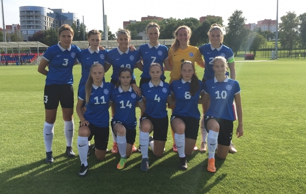 Tüdrukute U17 koondis sai Valgevenes suurelt lüüa