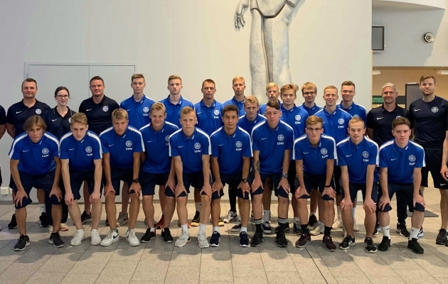 Eesti U19 noortekoondis naaseb kaugelt turneelt kolmanda kohaga. Foto: Jalgpall.ee