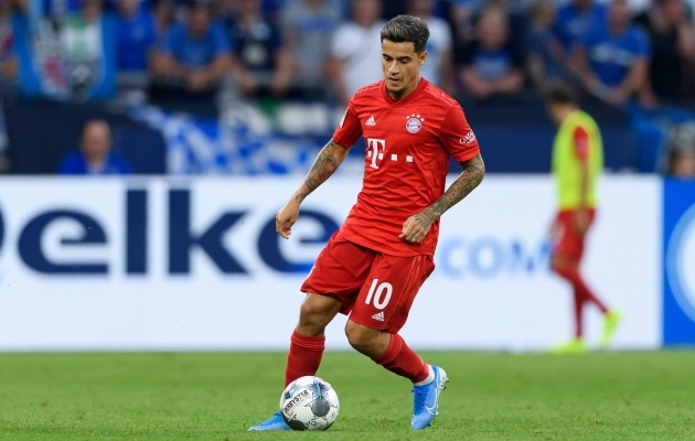 V&auml;hemalt algaval hooajal kannab Coutinho Bayerni s&auml;rki. Neil on ostuv&otilde;imalus, aga mitte -kohustus. Foto: Bayerni Twitter