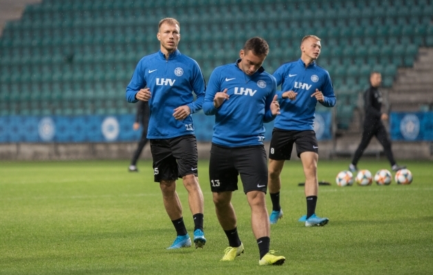 Pildigalerii: Eesti rahvuskoondise mängueelne treening A.Le Coq Arenal