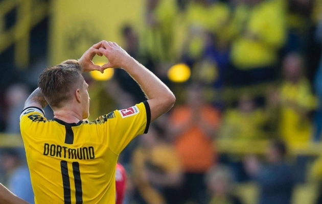 Dortmund armastab Reusi ja Reus Dortmundi. Foto: Dortmundi Twitter