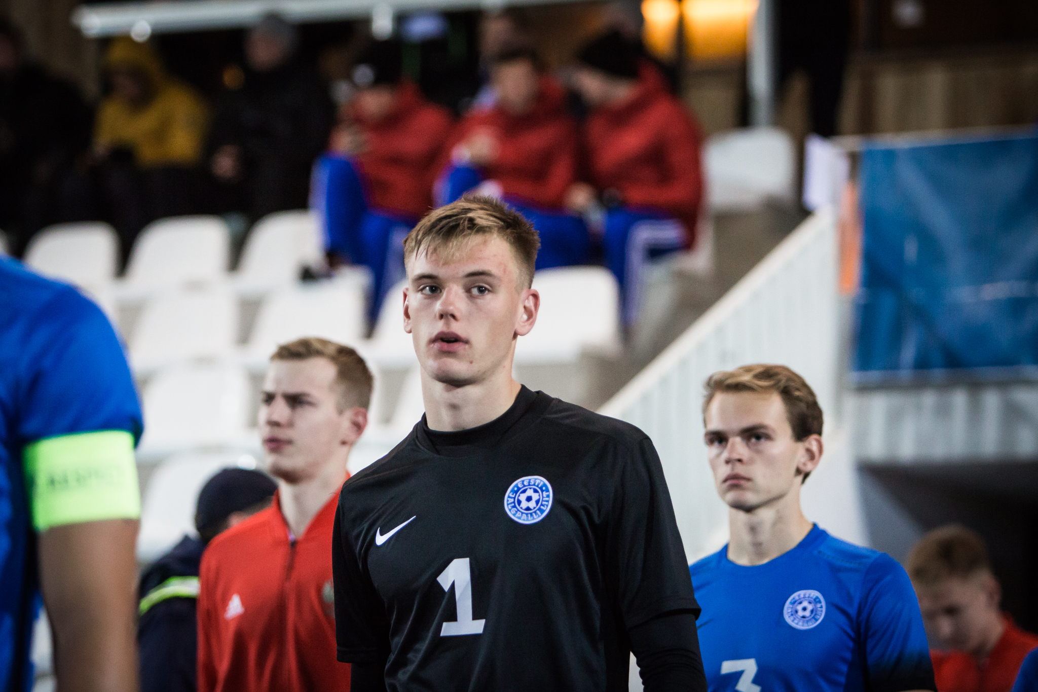 Karl Jakob Hein mängis 2019. aastal Pärnus U21 koondise eest Venemaa vastu. Foto: Jana Pipar