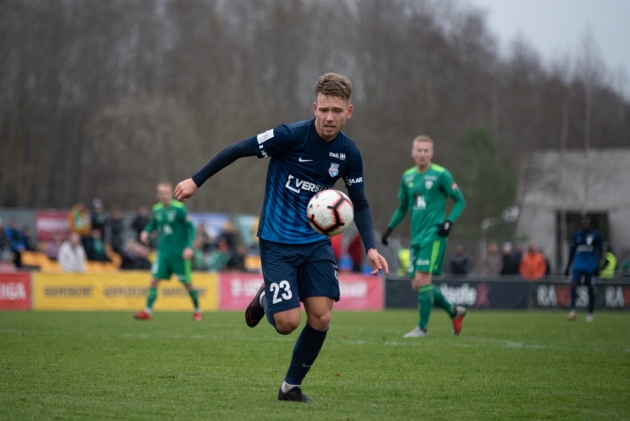 Parim noormängija Henri Välja lõi 31 mänguga 9 väravat ja andis 7 väravasöötu. Foto: Liisi Troska / jalgpall.ee