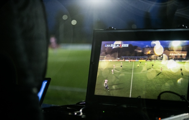 Soccernet TV toob jalgpalliülekandeid vaatajateni erinevatelt Eesti staadionitelt. Foto: Brit Maria Tael
