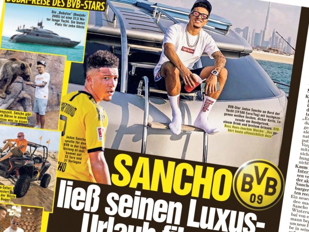 "&Auml;rpleja-Sancho" puhkus v&otilde;eti Bildis p&otilde;hjalikult ette. Foto: Bild / Andres Must