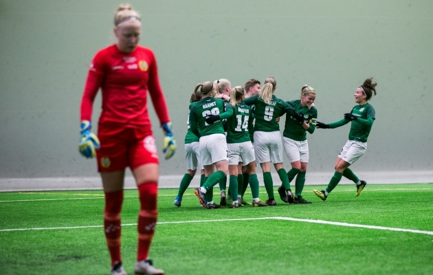 Flora võitis Hammarbyt 1:0. Foto: Brit Maria Tael