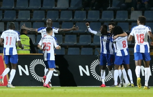 FC Porto m&auml;ngijad on saanud r&otilde;&otilde;mustada kuue j&auml;rjestikuse v&otilde;idu &uuml;le. Foto. FC Porto Twitter