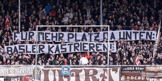 St Pauli f&auml;nnid n&otilde;uavad Mario Basleri kastreerimist. Foto Express.de
