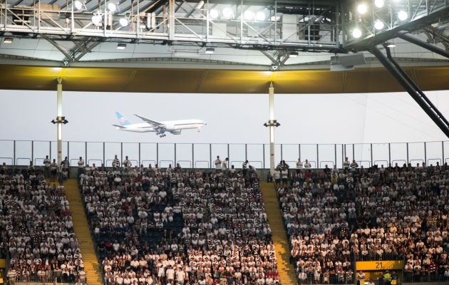 Enne koroonaviirust olid lennukid taevas ja rahvas tribüünidel. Foto: Brit Maria Tael