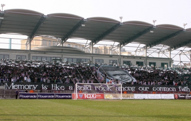 Zabrze Gorniku f&auml;nnid ajalugu ei unusta. Foto: Zabrze Gornik / Twitter