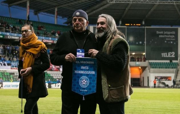 Eesti Jalgpalli Liidu H&otilde;bem&auml;rgi laureaat Ants Kommussaar. Foto: Jana Pipar